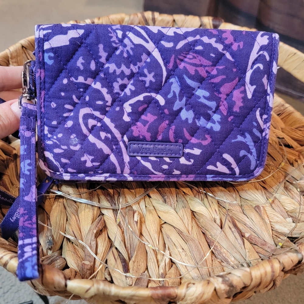 Vera Bradley Purple Floral Wallet